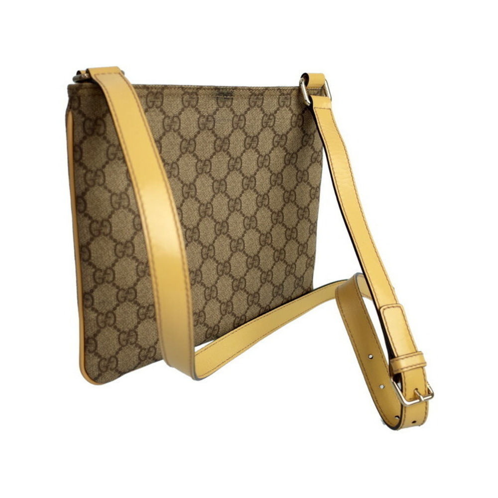 Gucci GG Bag Crossbody Monogram Brown Plus Messenger Flat